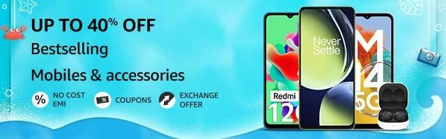 Up to 40% off mobile & accessories